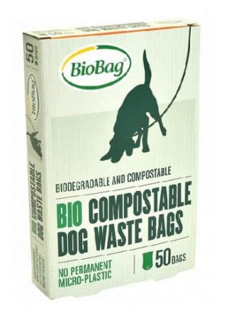 BIOBAG Worki BIOBAG DOG 100% biodegradowalne i kompostowalne, 20x32cm, 50 sztuk w kartoniku